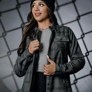 Women's Dakota Sherpa Lined Flannel Jacket by the Dixxon Flannel Co - Small NWT